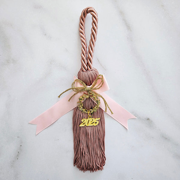 Gouria - Greek Good Luck Charm with Gold Wreath & Tassle