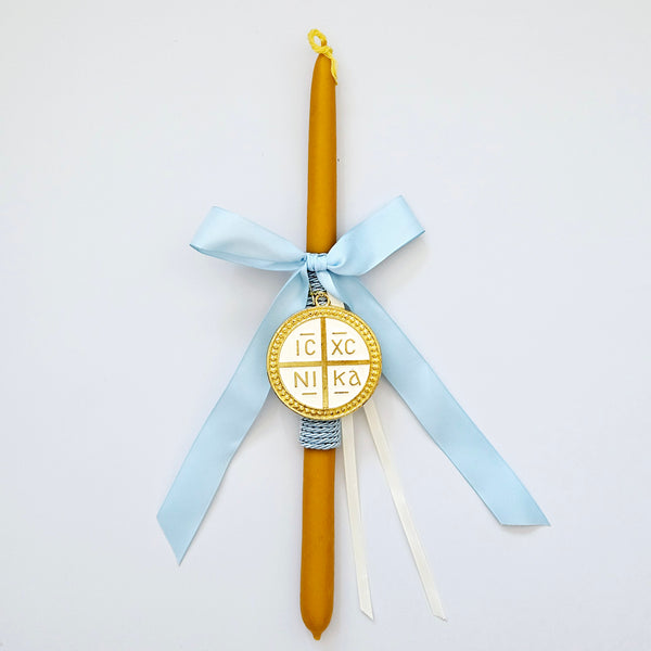 Pure Beeswax Easter Candle with  Konstantinato Pendant