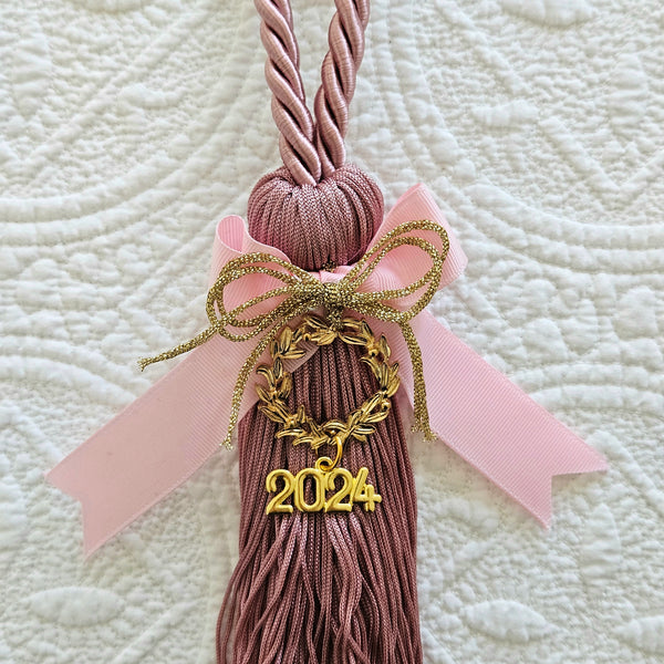 Gouria - Greek Good Luck Charm with Gold Wreath & Tassle