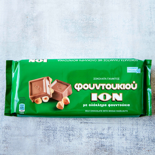 ION Milk Chocolate with Whole Hazelnuts (200g)