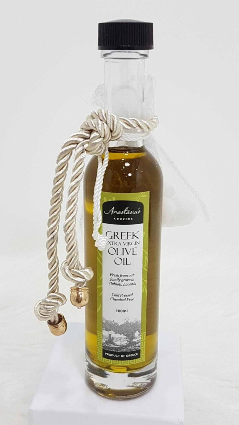 olive oil bomboniere